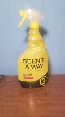 Hunters Specialties Scent-A-Way Odor Control Max Spray Odorless, 32 oz NEW - Image 1 of 2