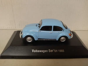VOLKSWAGEN BEETLE 1985 SEDAN BLUE MEMORABLES MEXICO 1:43 DeAGOSTINI IXO - Imagen 1 de 4
