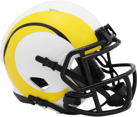 Riddell Los Angeles Rams LUNAR Alternate Revolution Speed Mini Football Helmet Cover