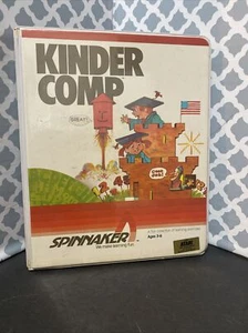 Kinder Comp by Spinnaker for Atari 800 Computer Software Disk w/Case & Manual - Picture 1 of 4