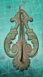 Antik Gusseisen viktorianisches Papier Brief Quittung Halter Spitze Pin Rechnung Wand - Bild 1 von 1