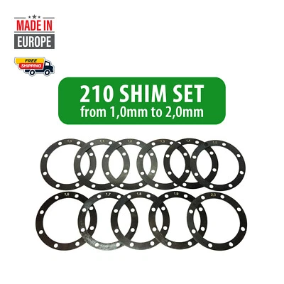 Differential backlash adjustment shim kit (Fits: BMW 210mm) E36 3.2 M3, E46 M3 - Image 1 of 2