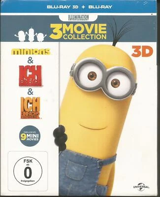 Minions Box 3D Blu-ray + 2D Neu - Bild 1 von 2
