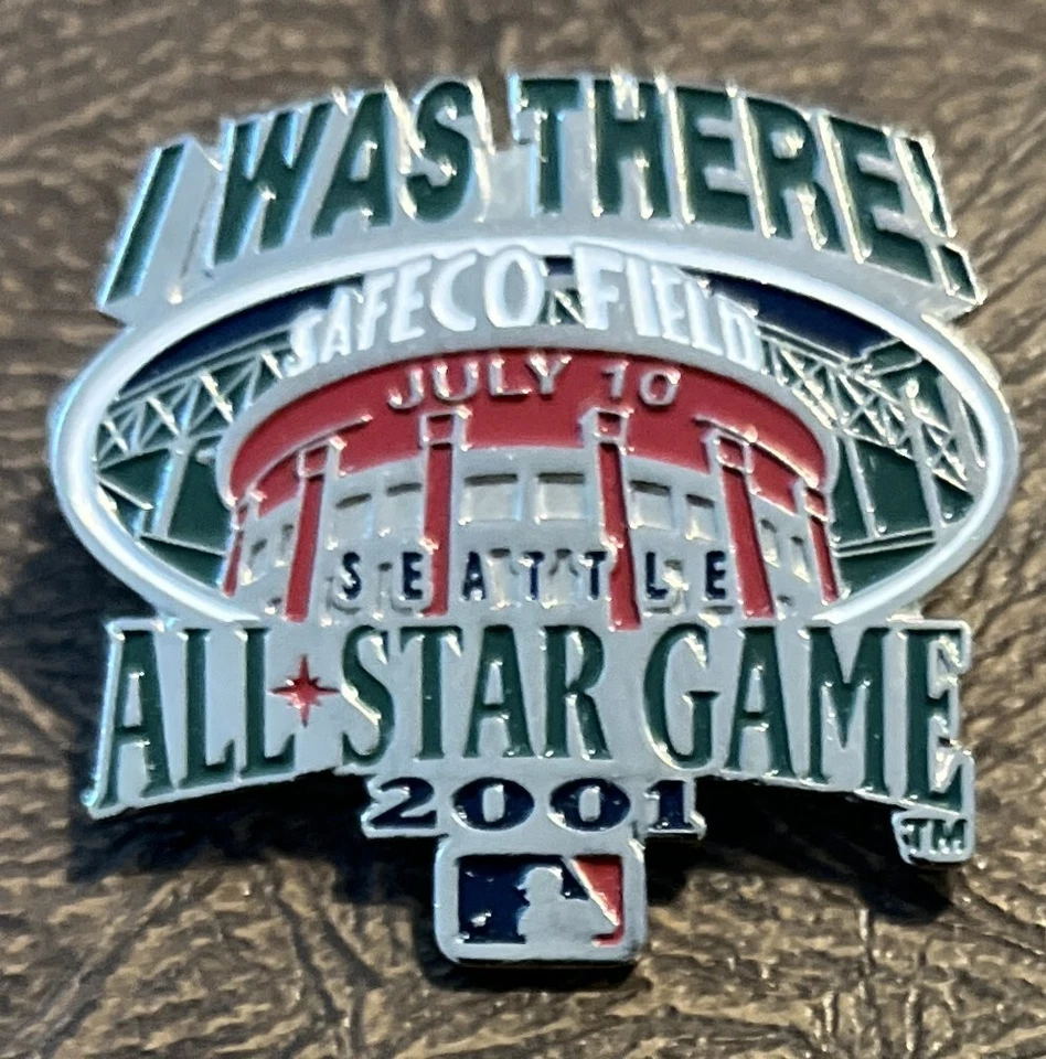 2001 MLB ALL-STAR GAME pin I Was There! SEATTLE MARINERS Safeco Field 7/10/01 - Image 1 of 1