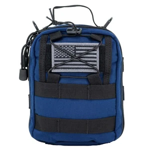 LINE2design Erste Hilfe (Ifak) Molle Tasche - Notfall medizinische Trauma Tasche - Marineblau - Bild 1 von 8