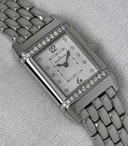 Jaeger Le Coultre Reverso Diamond Dial & Bezel Ladies Watch 21mm 2025 Service - Picture 1 of 24