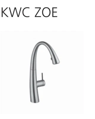 KWC 10.201.122.127 ZOE Grifo de acero inoxidable con iluminación LED Foto 1 de 4