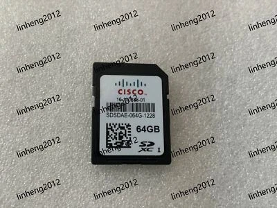 CISCO 64GB SD CARD 16-100386-01 - Image 1 of 2