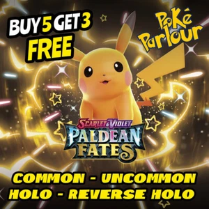 Pokemon Paldean Fates - Common / Uncommon / Holo / Reverse - Choose Your Cards - Picture 1 of 118