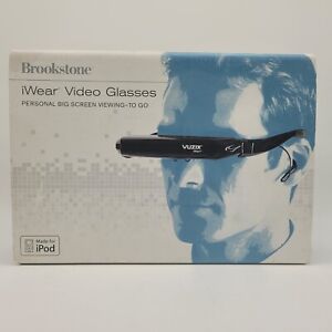 Brookstone Vuzix iWear Video Glasses Made for iPod Works