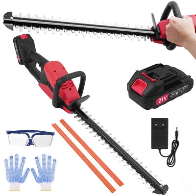 DENOTIP Akku Heckenschere Strauchschere Heckentrimmer mit Akku und Ladegerät