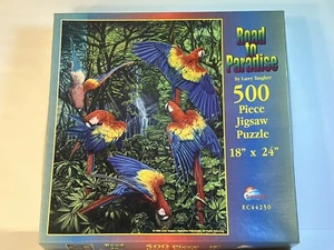 SunsOut "Road To Paradise" 500-teiliges Puzzle 18 x 24 offene Schachtel Larry Taugher - Bild 1 von 7