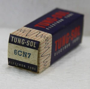 Tubo Tung-Sol Hecho en EE. UU. NOS 6CN7 PROBADO - Imagen 1 de 1