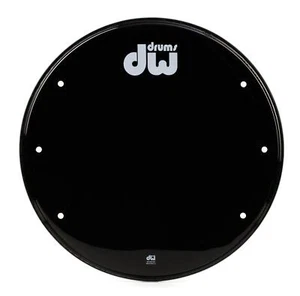 DW Vented Resonant Bass Drumhead - 22" - Black - Picture 1 of 4
