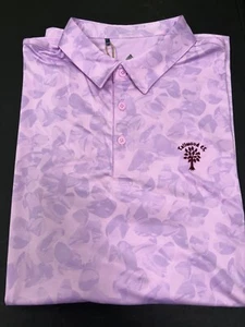 NWT MEN'S ADIDAS POLO, SIZE: L, COLOR: PINK/PURPLE (M2) - Picture 1 of 2