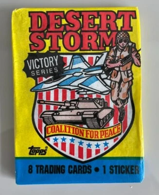 Topps Desert Storm 1991 - Serie Victoria - Paquetes sin abrir Foto 1 de 2