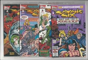 Jack Kirby Satan’s Six 1 2 3 4 Complete Set Sealed + Cards 1st Jason Friday 13th - Picture 1 of 6
