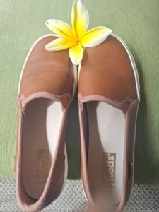 Keds Youth Double Decker Leather Slip On Shoes Size 5 - Picture 1 of 18