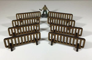 Safety Barriers Fences Zombie Apocalypse 28mm Terrain MDF Tabletop Wargames - Picture 1 of 4