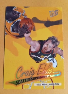 1996-97 Ultra Gold Medallion Craig Ehlo #G-245 - Supersonics - Imagen 1 de 2
