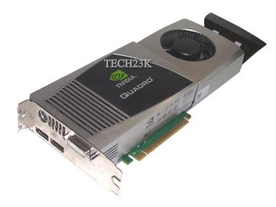 0Y451H NVIDIA Quadro FX 4800 Video Card 1.5GB DDR3 PCIe DVI Dual Display Port - Image 1 of 4
