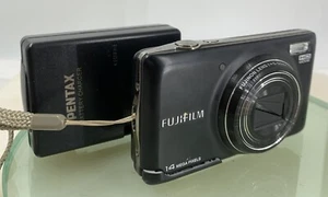 Fujifilm Digital Camera FinePix T350 14.0MP BLACK WITH CHARGER - TESTED - 868 - Picture 1 of 6