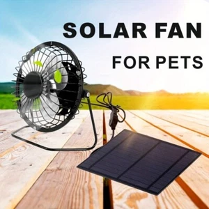 5W solar panel with portable cooling fan, photovoltaic solar panel kit for green - Picture 1 of 7