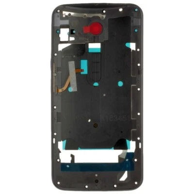 中框适用于摩托罗拉 Moto X 风格黑色替换维修中框替换件 — 第 1/2 张图片