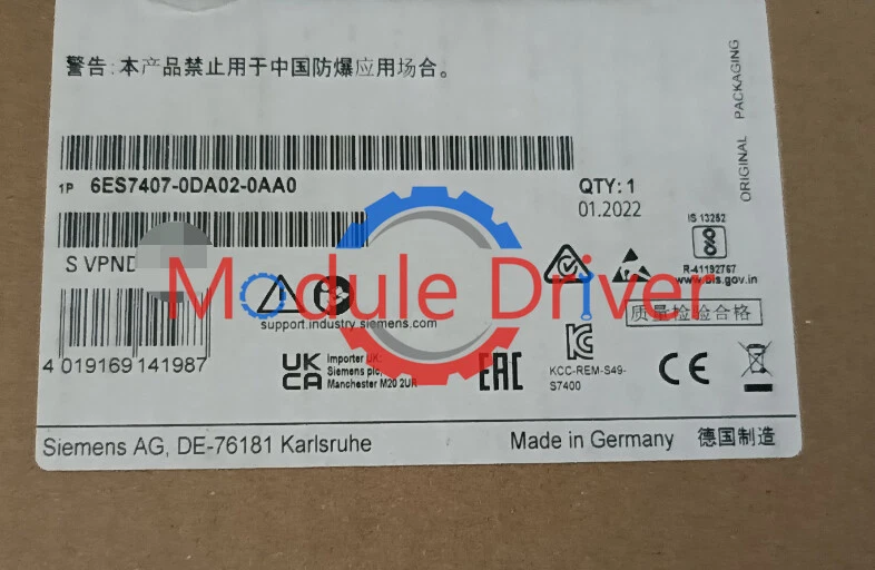 6ES7407-0DA02-0AA0 SIEMENS SIMATIC S7-400 Power Module Brand New! Spot Goods Zy - Image 1 of 1