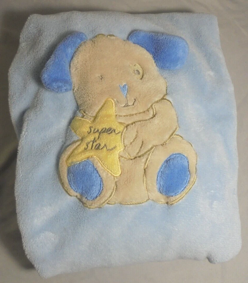 Sandra Magsamen Baby Blanket Puppy Dog Super Star Messages from the Heart - Image 1 of 4