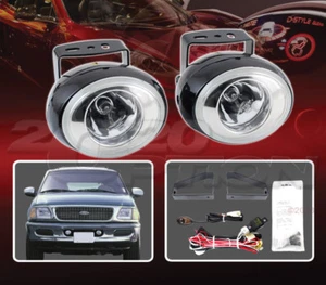 KIT DE LÁMPARAS ANTINIEBLA ESTILO PERSONALIZADO PAR TRANSPARENTE PARA SUV 97-98 FORD EXPEDITION - Imagen 1 de 1