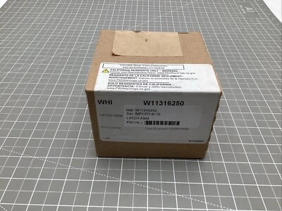 W10804741/W11316250-*NOVO* Trava de porta de lavadora Maytag genuína do fabricante de equipamento original (FRETE GRÁTIS) - Imagem 1 de 2