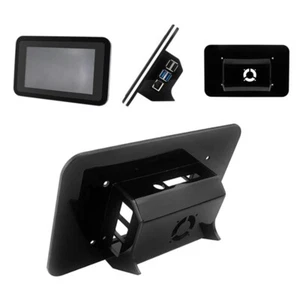 Coque noire officielle écran tactile Raspberry Pi 4 pour écran LCD 7 pouces - Photo 1/6