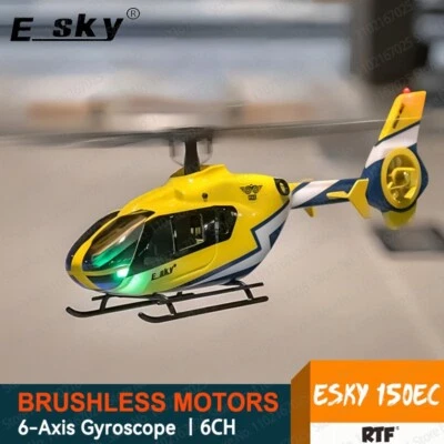 Mini EC135 RC Helicopter RTF Drone Kids Heli Adults Toys Outdoor Fun Toy Gifts - Image 1 of 4