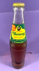 VTG Glass Bottle Vernors Ginger Ale Detroit Mich. 16 Ounces with Paper Label - Picture 1 of 5