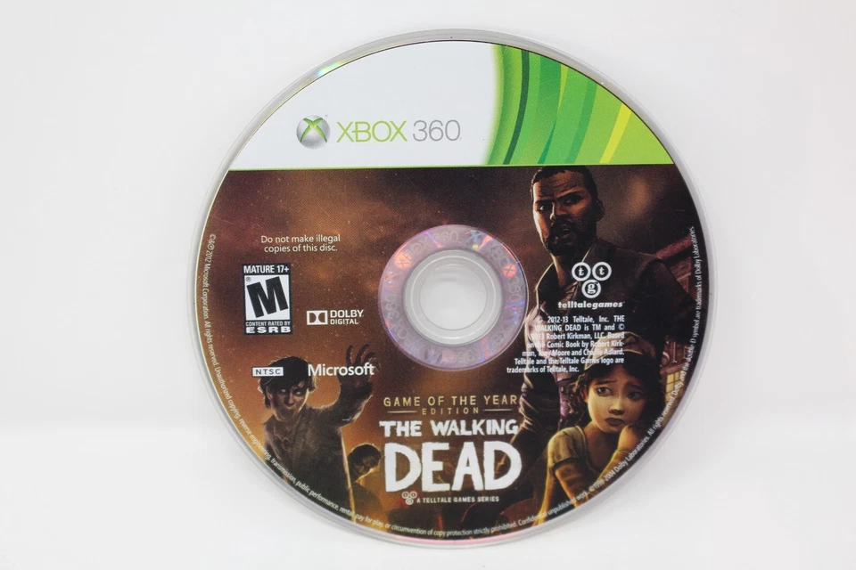 The Walking Dead: Edición Juego del Año Microsoft Xbox 360 - Disco solo probado Foto 1 de 1