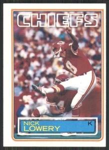 1983 Topps #290 Nick Lowery Kansas City Chiefs 2707 - Picture 1 of 2