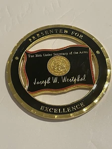 Joseph Westphal 30th Under Secretary Of The Army Challenge Coin For Excellence - Bild 1 von 12