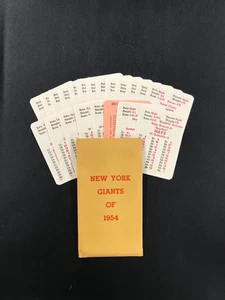 APBA 1954 New York Giants Team Set Vintage Willie Mays, Monte Irvin etc - Picture 1 of 6