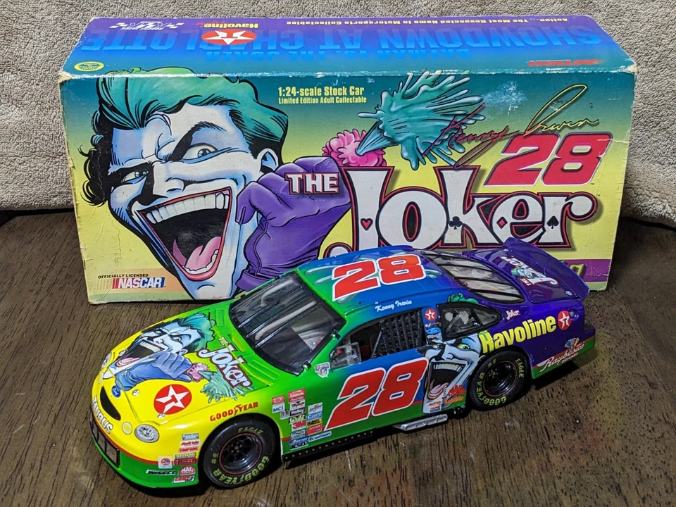 Action Nascar The Joker Kenny Irwin 1:24 Stock Car Limited Ed 1998 Ford Taurus - Image 1 of 4