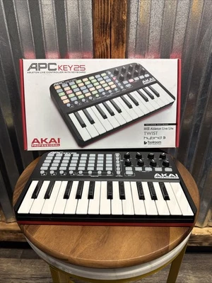 Akai Professional APC Key 25 Live Controller Mini Key Keyboard Complete W/ Box - Image 1 of 4