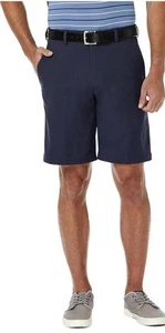 Pantalones Cortos Haggar Para Hombre Azul Marino Calce Recto Frente Plano Talla 42 - Imagen 1 de 13
