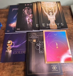 Emmy Golden Globes Ace Production Design 7 book Award Program Lot 2013 - 2023 - Picture 1 of 11