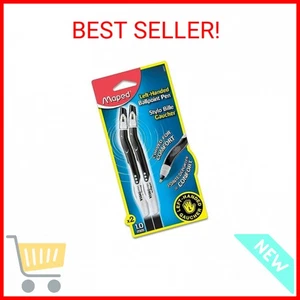 Maped - Visio Left-Handed Quick-Drying Ballpoint Pen - 2 Pack - Left Handed - In - Picture 1 of 2