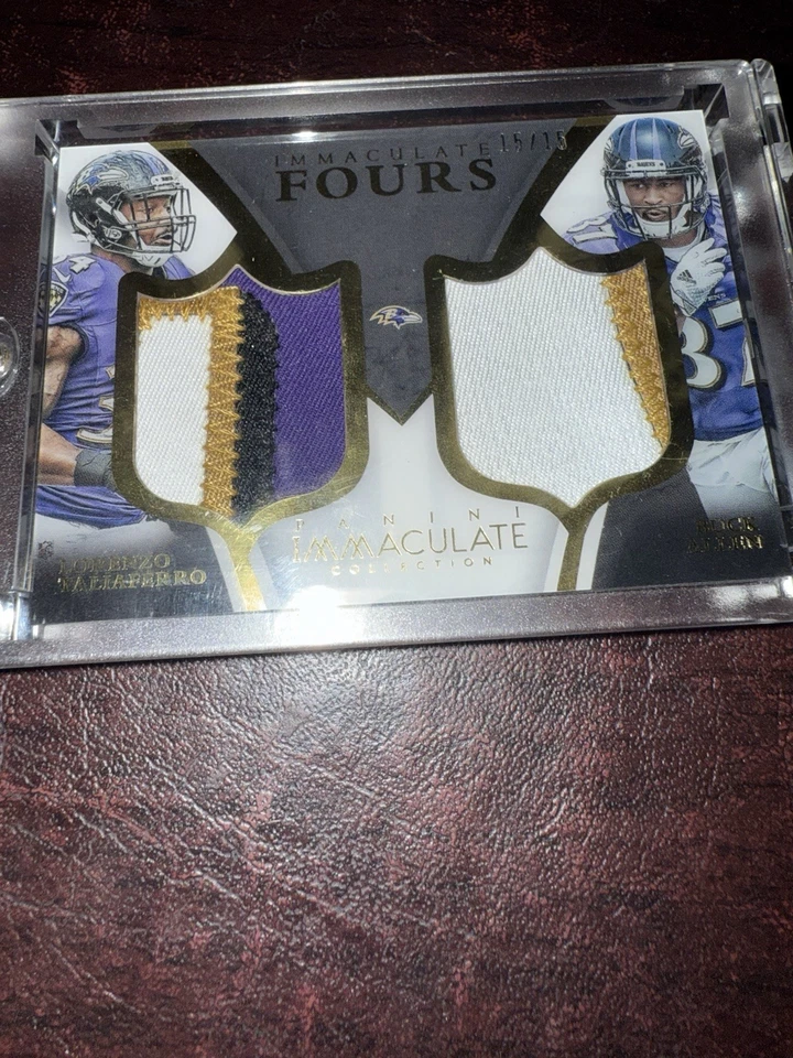 2015 Panini Immaculate Fours Quad Patch  Willams/perriman/taliaferro/allen /15 - Image 1 of 4