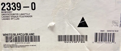 Kohler K-2339-0 Memoirs Under-mount Bathroom Sink White - Image 1 of 4