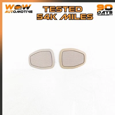 04-06 CADILLAC XLR ASIENTO IZQUIERDO DERECHO ALTAVOZ REJILLA MOLDURA BEIGE 88898588 OEM Foto 1 de 4