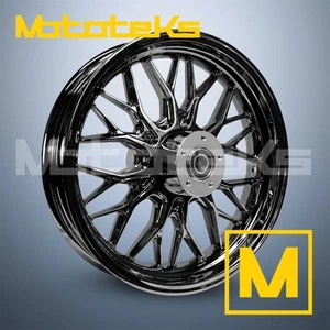 RUEDA MAG 16X3,5 NÚCLEOS CROMADA PARA HARLEY SOFTAIL SPORTSTER TRASERA ESTILO PRODIGY - Imagen 1 de 5