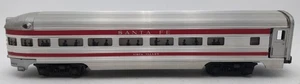 Lionel 2561 Vintage O Santa Fe Vista Valley Red Stripe Aluminium Aussichtswagen - Bild 1 von 4