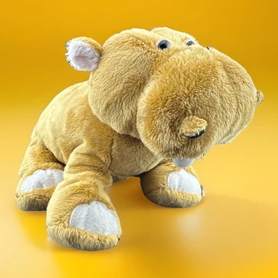 Ganz Webkinz 8” Mud Hippo Brown Plush Stuffed Animal Toy - No Code - Image 1 of 4
